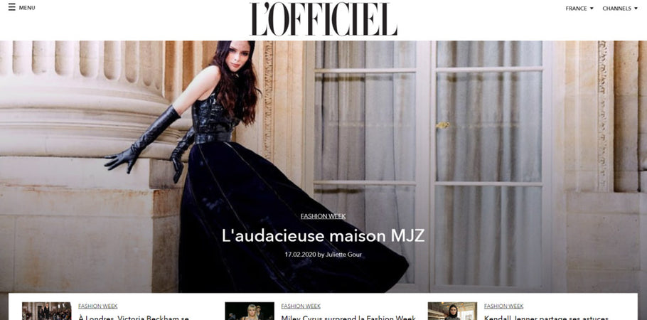 MJZ featured in L’Officiel Paris